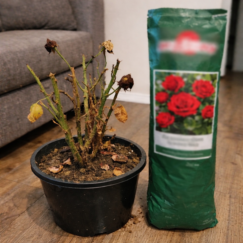 Поганий саджанець троянди